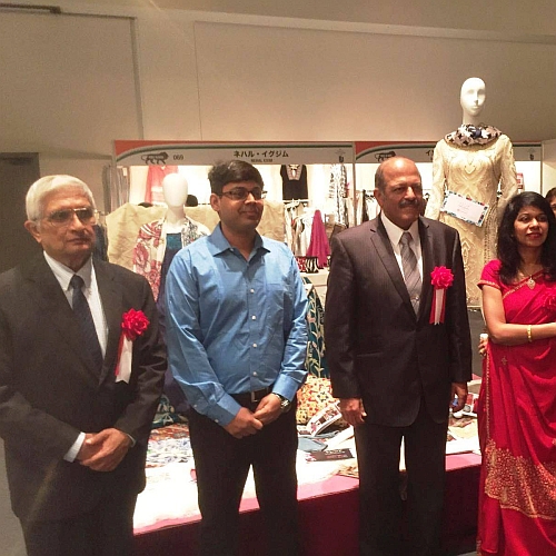 インドの繊維展示会